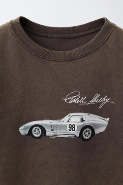 ZARA ФУТБОЛКА SHELBY®, ЦВЕТ РЖАВЧИНЫ