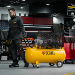 Компрессор воздушный рем. привод BCV 4000-T/200, 4,0 кВт, 200 литров, 690 л/мин Denzel