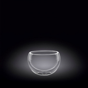 Соусник 80 мл. d=55 мм. с дв. стенками Thermo Glass Wilmax (57618)