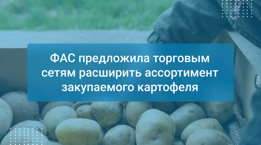 ФАС предложила торговым сетям расширить ассортимент закупаемого картофеля