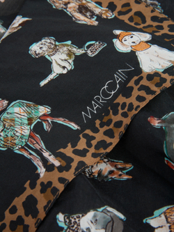 Шарф из хлопка и шелка