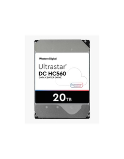 20Tb WD Ultrastar DC HC560 {SATA 6Gb/s, 7200 rpm, 512mb buffer, 3.5"} [0F38752/WUH722020BLE604/0F38765]
