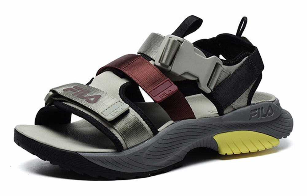 FILA Athletics Fabric Sports Comfortable Beach Sandals Men's Church Stone