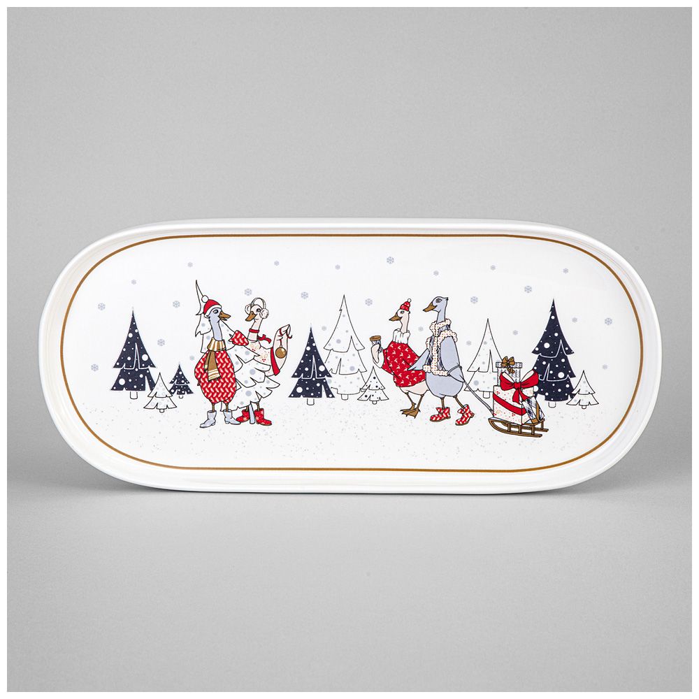 БЛЮДО ОВАЛЬНОЕ LEFARD "FAMILY CHRISTMAS" 34*14,5 СМ (КОР=12ШТ.)