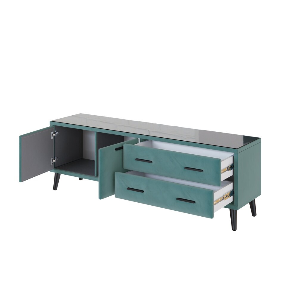 Тумба ТВ Виго 1,6, Бирюзовый