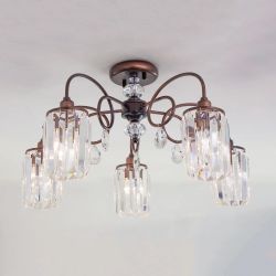 Citilux Синди CL330153 Люстра хрустальная Коричневая