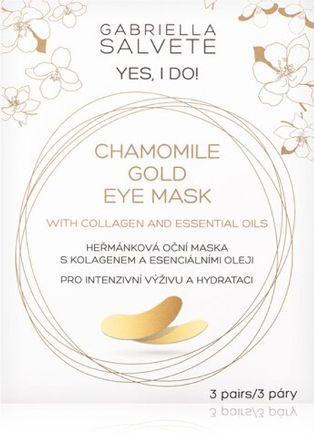 Gabriella Salvete Yes, I Do! - маска под глаза против отеков и темных кругов с увлажняющим эффектом /  3x2 szt.   / GTIN 8595017992162