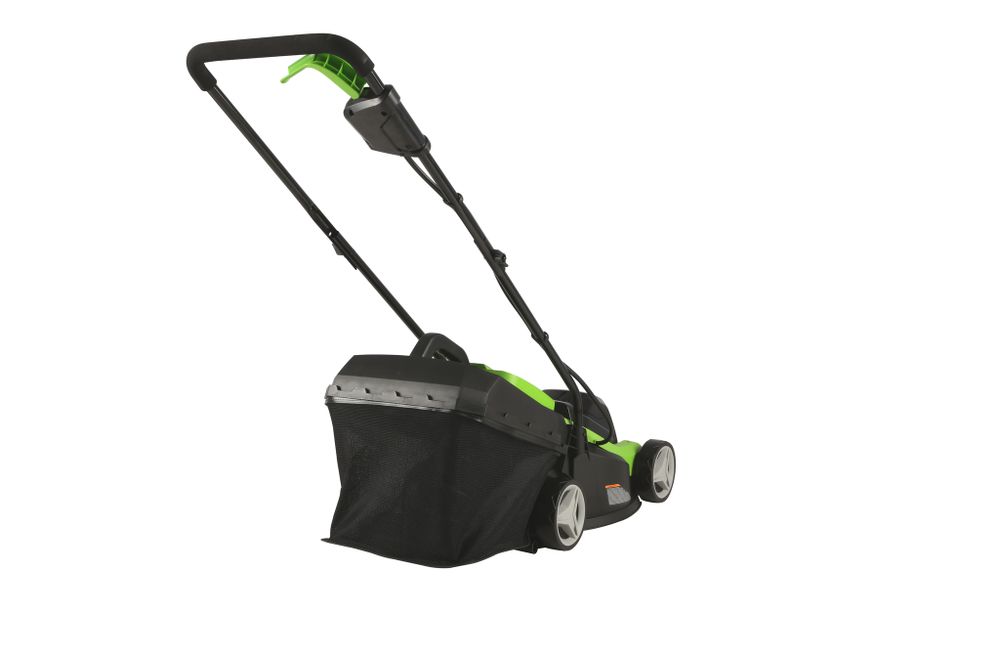 Аккумуляторная газонокосилка Greenworks G24LM32K2, 2509607, 24v, 32 см, в комплекте с АКБ 2 А·ч и ЗУ