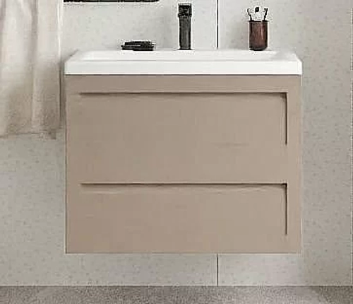Тумба с раковиной Art&Max AM_Platino_580_2C_SO_CM капучино матовый