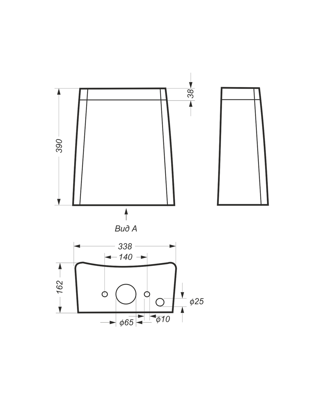 Бачок унитаза SANITA LUXE INFINITY (140 мм) INFSLFT01