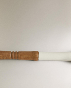 Zara Home кулинарная лопатка из дерева, цвет кремовый