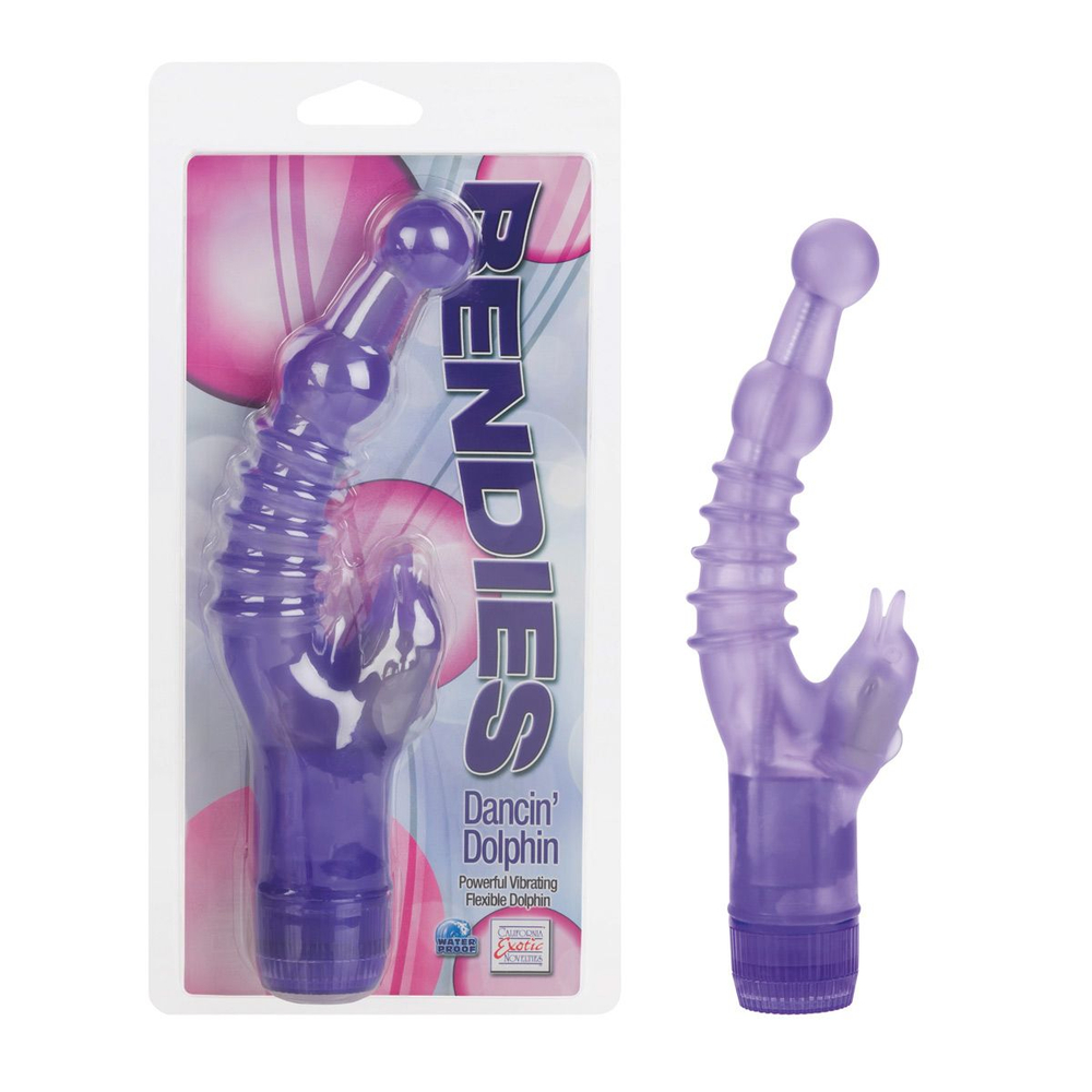 Гибкий стимулятор Танцующий дельфин (Цвет: фиолетовый)