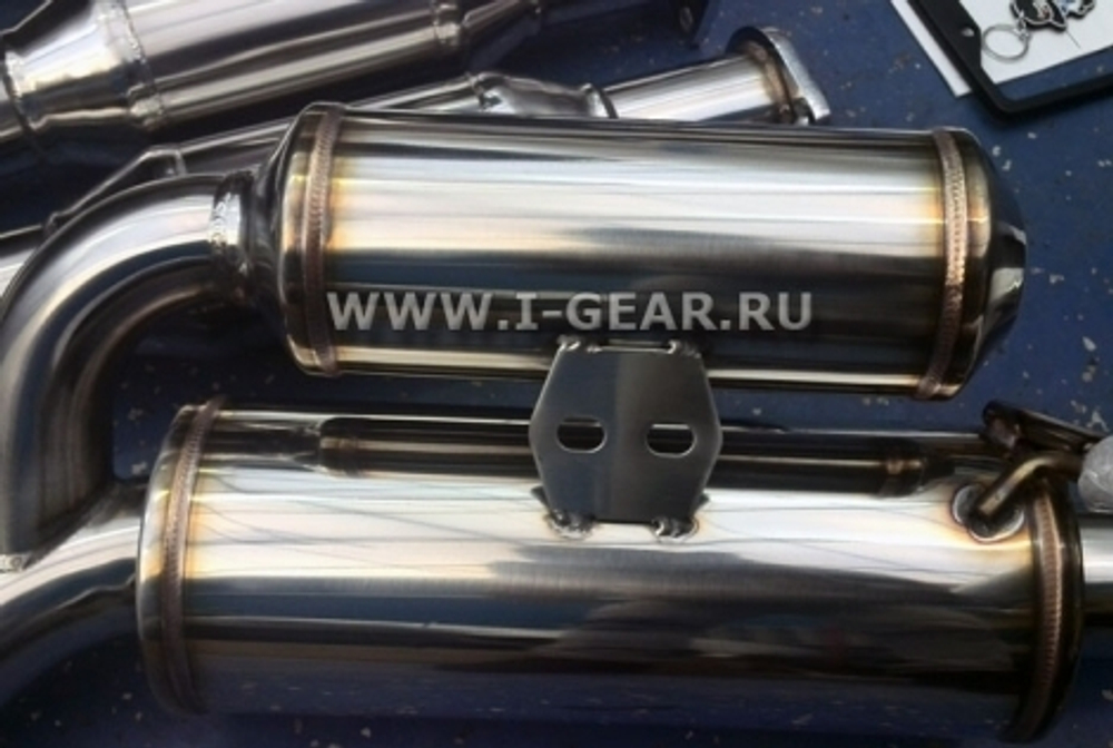 Выхлопная система Infiniti FX35, QX70,FX37,FX50 - ARK GRiP True Dual Exhaust System - Burnt Tip