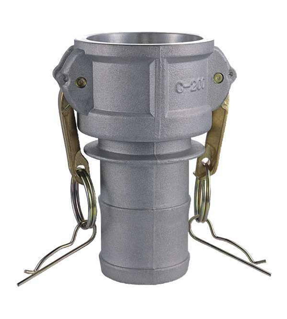 Кулачковое соединение тип C, розетка с хвостовиком 1.1/4 (алюм.)