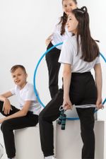 Брюки для девочки Скул-1 Виотекс ЧЁРНЫЙ