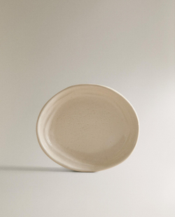 Zara Home мыльница, керамика, экрю