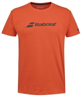 Футболка для мальчика теннисная Babolat Fitness Tee Boy - fiesta red