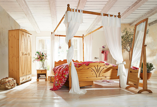 Надстройка к двуспальной кровати 140х200 Мелоди, держатель для балдахина на кровать и декора в спальню и детскую, из прочного экологически чистого дерева