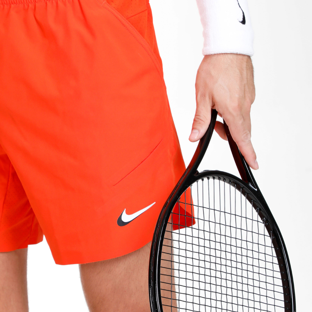 Мужские теннисные шорты Nike Dri-Fit Slam Shorts Men - Orange