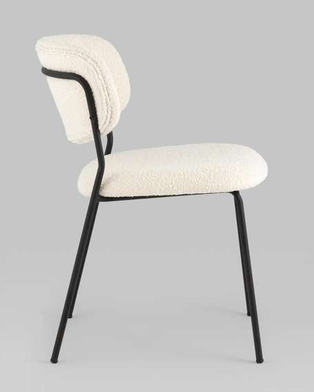 Стул Carol, белое букле