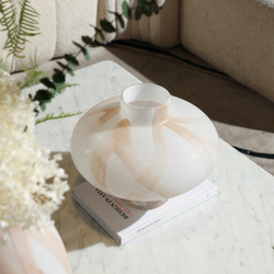 Ваза Grinding Line White Vase B