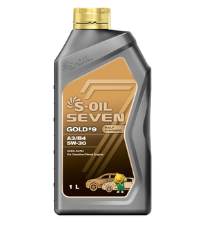 Масло моторное S-OIL 7 GOLD #9 A3/B4 5W-30 1 л