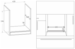 Встраиваемый электрический духовой шкаф Korting OKB 7951 CMN