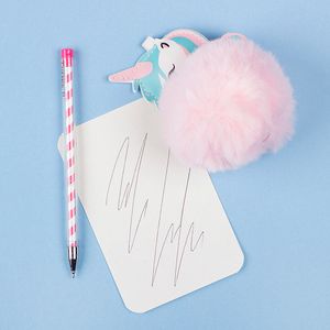 Ручка Fluffy Unicorn Pink