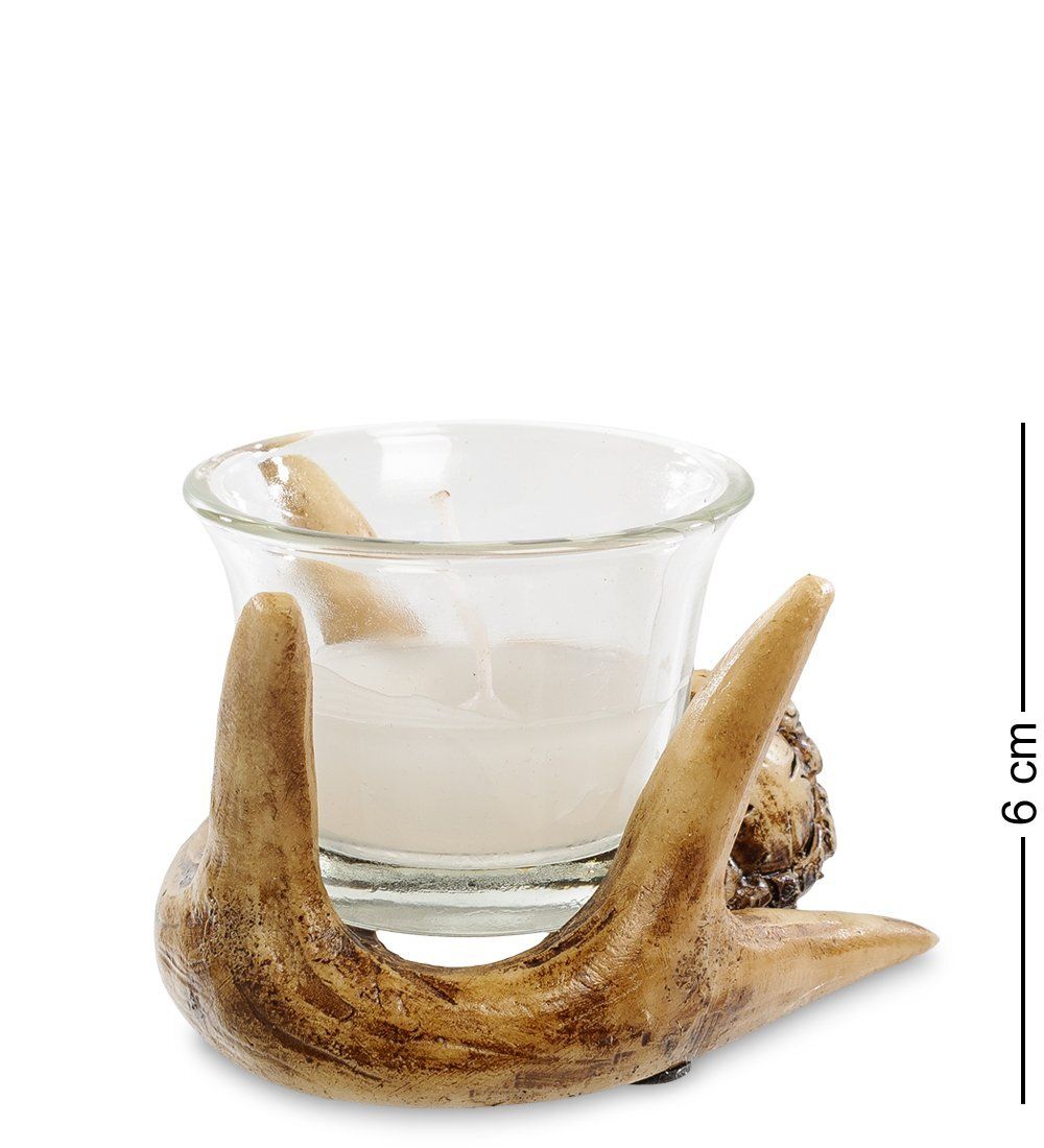 TM-44 Свеча в стекле с подставкой «Олений рог»