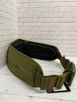 Тактический боевой пояс с MOLLE-системой / олива