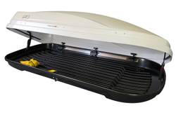 Автобокс Евродеталь Магнум 390 (белый металлик) быстросъем 185х84х42 см [ED5-033B]