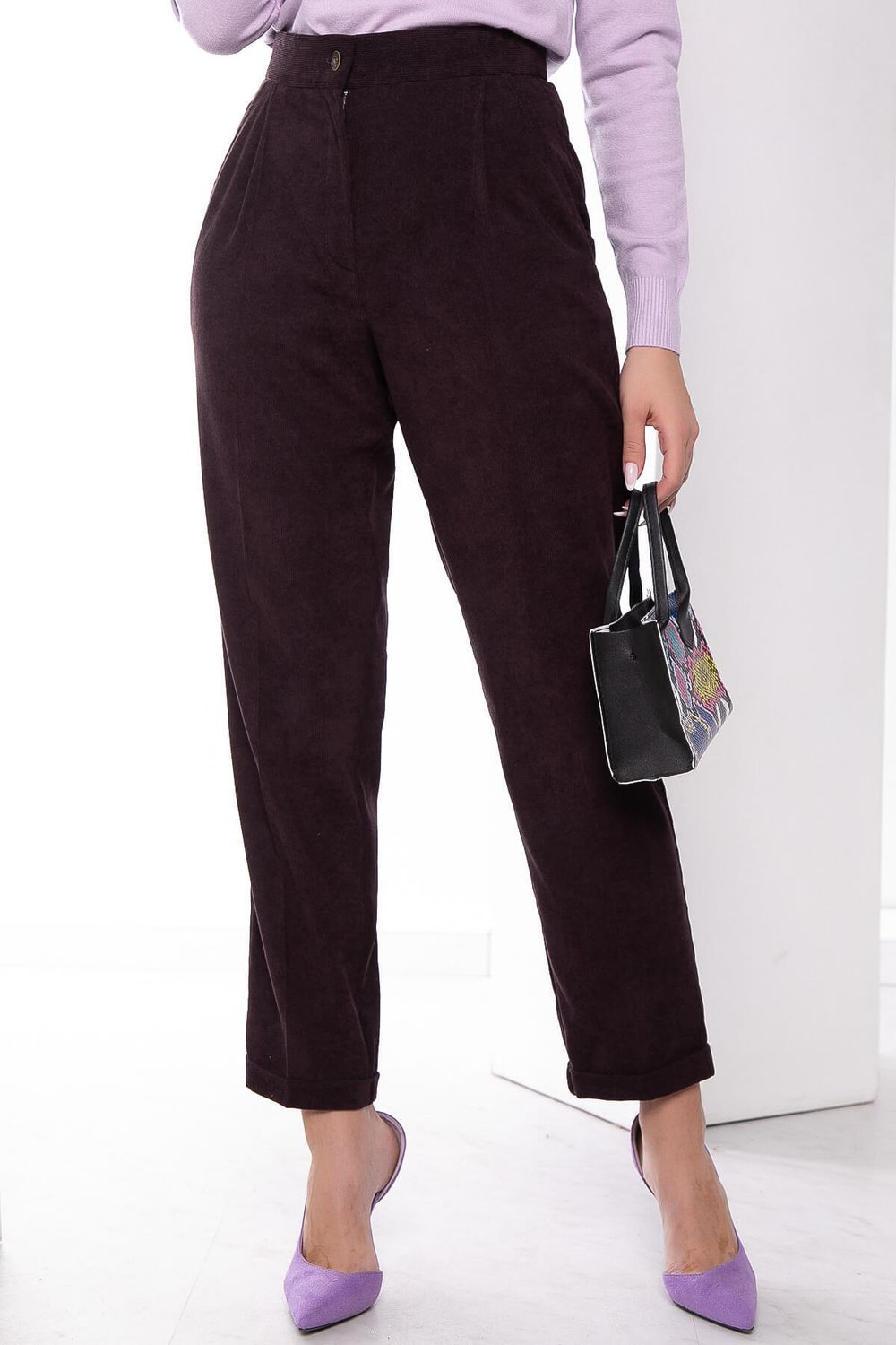 Брюки "Секрет успешной леди" (пыльно-лиловый) Б7925 LT Collection