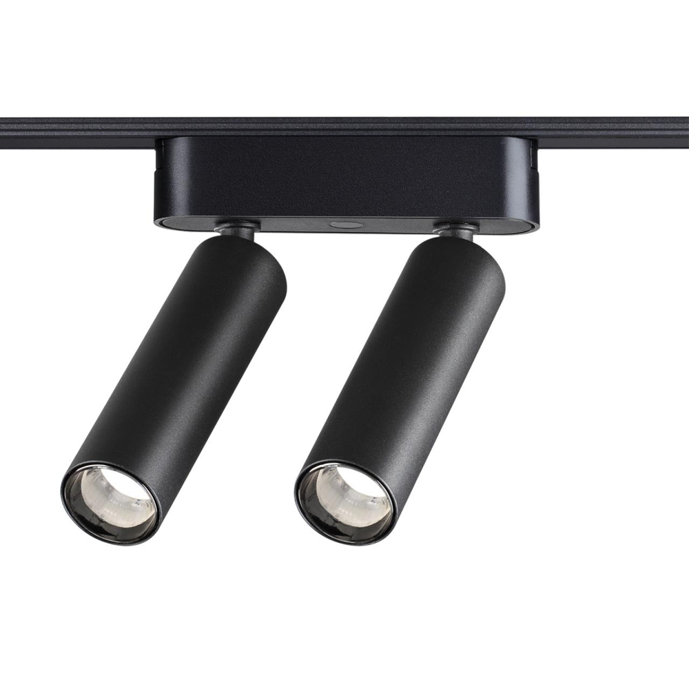 359086 SHINO NT23 182 черный Трековый светильник для низков. шинопровода IP20 LED 4000K 2*7W 48V 1260Лм SMAL