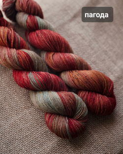 Предзаказ ! Носочная пряжа с пухом яка "Тибетский календарь"