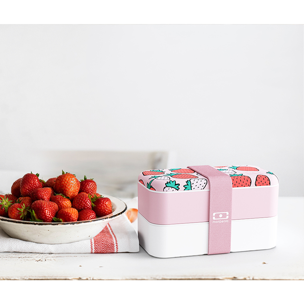 Ланч-бокс mb original, strawberry