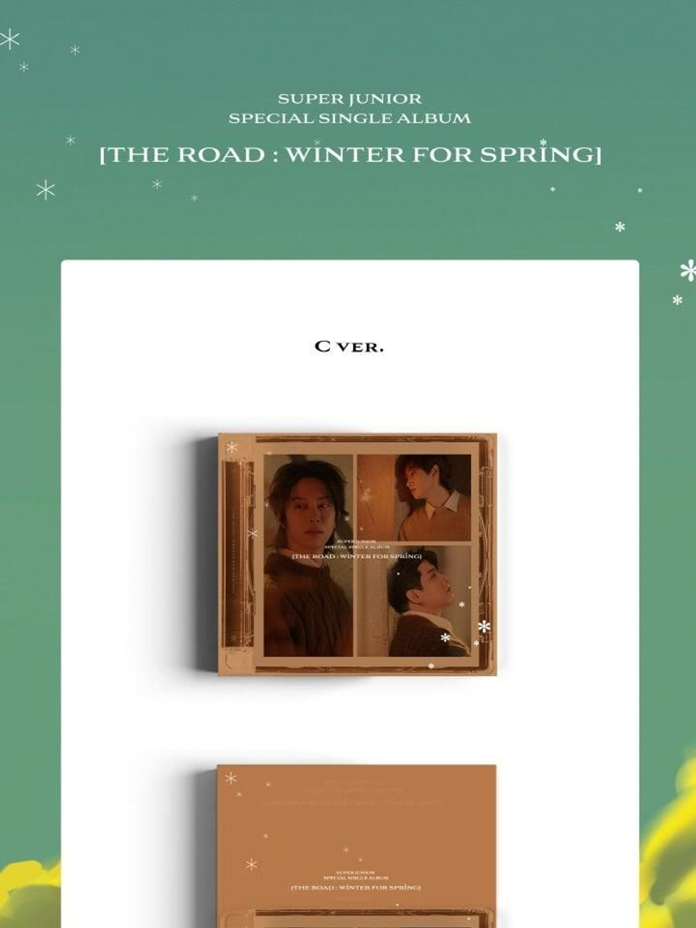 Альбом SUPER JUNIOR - The Road : Winter for Spring Special Single Album C Version
