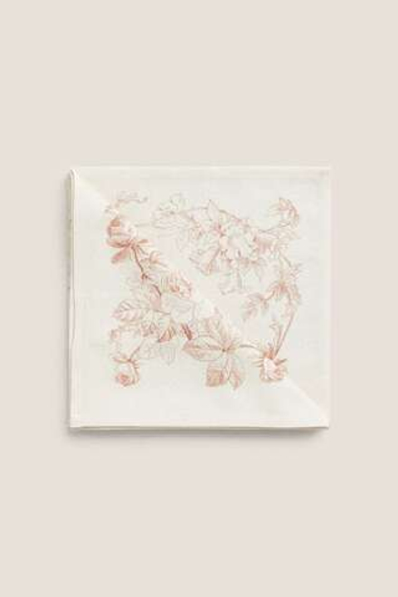 ZARA HOME УПАКОВКА ХЛОПЧАТОБУМАЖНЫХ САЛФЕТОК TOILE DE JOUY (2 УПАКОВКИ),  СВЕТЛО-РОЗОВЫЙ