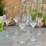 Набор бокалов для шампанского 6шт 180мл "Лаурель"