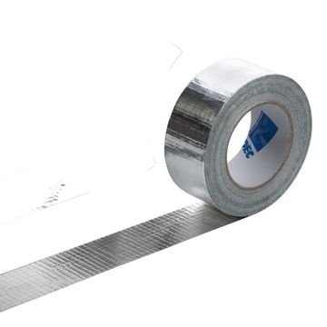 Скотч алюминиевый DEC ALU 050R Лента клеящая алюминиевая армированная 50 мм x45 м (Нидерланды)