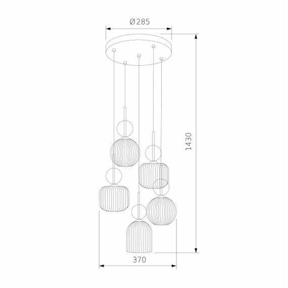 Подвесной светильник TK Lighting 11149 Sophia Green Cognac a071835