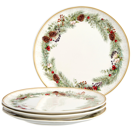 НАБОР ТАРЕЛОК ЗАКУСОЧНЫХ LEFARD "CELEBRATION" 4 ШТ. 20 СМ (КОР=9НАБ)