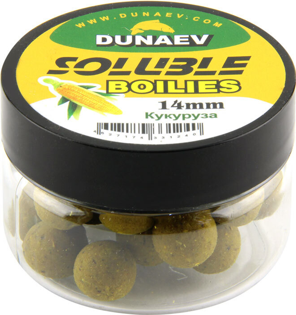 Бойлы DUNAEV Пылящие 14мм Кукуруза (50г)