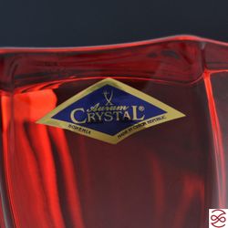 Фруктовница Aurum Crystal Plantica 33 см red