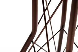 "Конте" интерьерный стол из HPL круглый Ø70см, цвет "дуб"