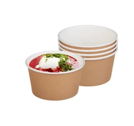 Контейнер бумажный 720 мл d=135 мм, h=72мм Print Kraft