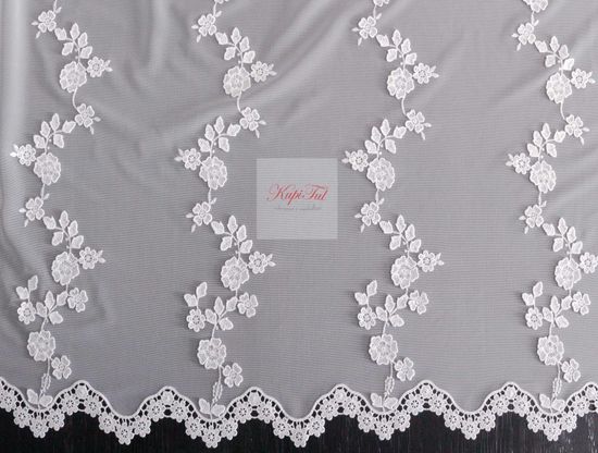 Тюль Амели-2 французская сетка (белый)