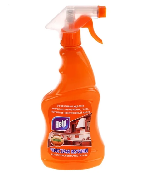 Хелп 500мл. Чистящее средство Чистая Кухня (с курком) 12шт/кор