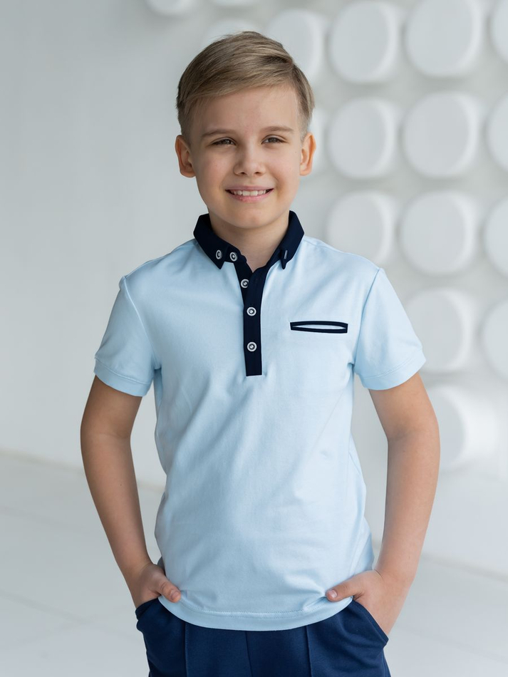 Футболка-поло из хлопка