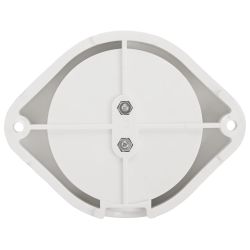 Светильник ЭРА НББ 01-60-001 для бани и сауны полиамид/стекло прямой IP65 E27 max 60Вт 135х105х84 белый НПБ400 | Светильники ЖКХ РБ