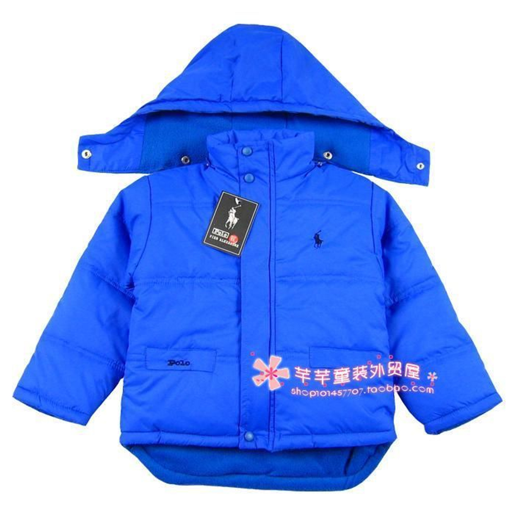 Куртка детская утепленная с вышивкой логотипа